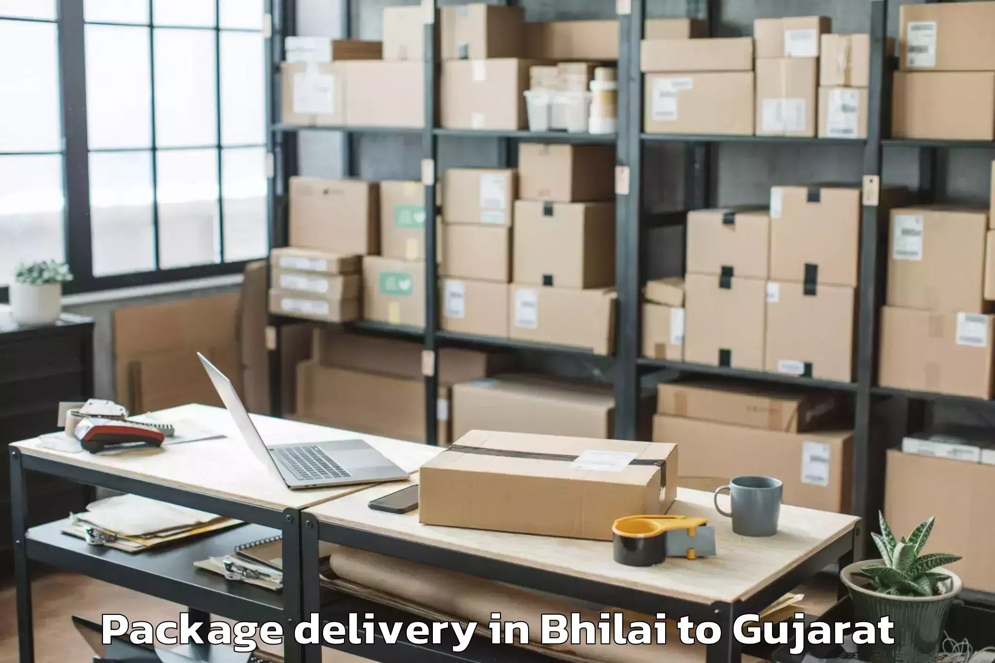 Book Bhilai to Dhanera Package Delivery Online